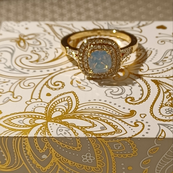 Charter Club Opal Sq Fashion Ring - Picture 2 of 6